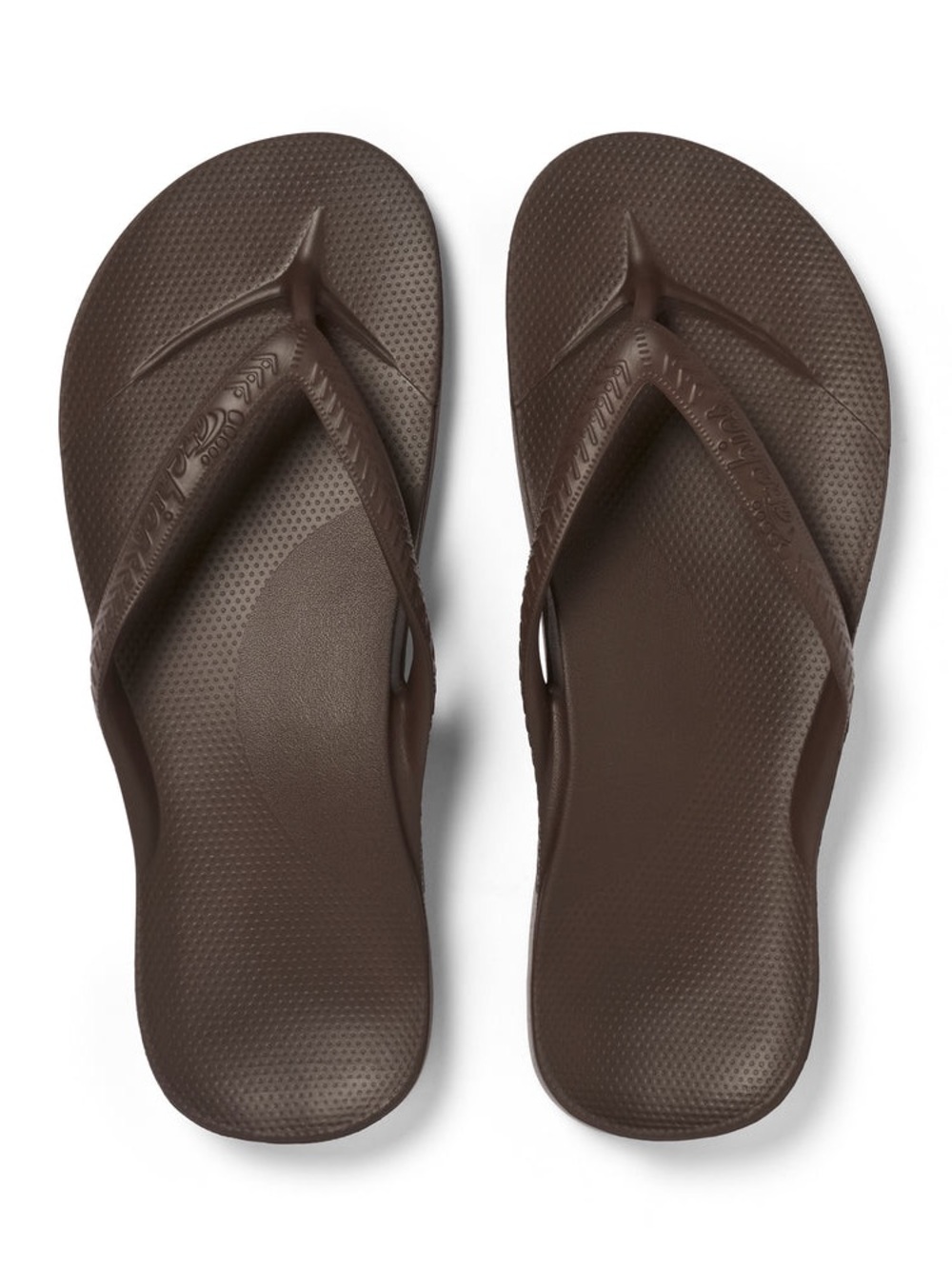 Archie’s Brown Arch Support Flip Flops